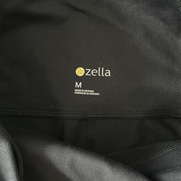 Nordstrom Zella High Waist 7/8 Leggings - Black With Mesh Cutouts, Size M - NWT! - Picture 3 of 3